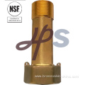 NSF low lead brass water meter coupling /gasket